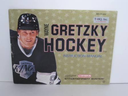 Wayne Gretzky Hockey (with helmet) - NES Manual